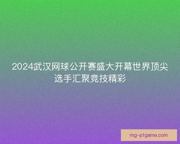 2024武汉网球公开赛盛大开幕世界顶尖选手汇聚竞技精彩